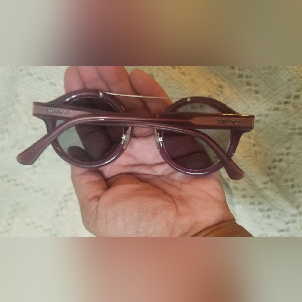 Jimmy Choo Glittery Black Sunglasses - Picture 5 of 7